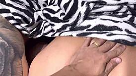 passionate family licking turns into intense fucking under blanket