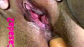 Latina Wife Toys Herself to Orgasm