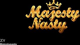 can you give me a massage, petite ebony girl riding big black cock in creampie session