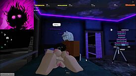 Bbc fucks a mistful roblox slut