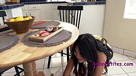 chopstick tricks lead to taboo family fucking