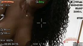 Cuckold Husband Films Mulatta Fucked by Porn Actor