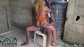 ghetto barbie is in a horny situation that needs black dick fixing