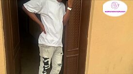 Gateman fucks boss's wife anal outdoors daily