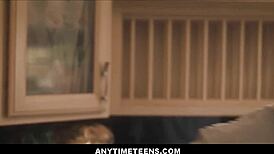 tiny asian teen pays debt with freeuse sex to peter green