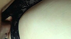 Wifes ass is being licked after a dick