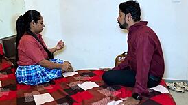 Teacher Brings Student Home for Tutoring Session