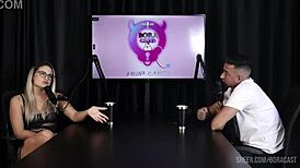 Matheus caetano's suggestive compilation with bruna carlos on bora cast, part 4, in sheer red