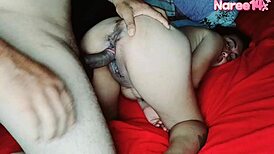 On All Fours, Getting Fucked Hard and Filled with Cum!