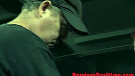 Bound Redhead Sub with Nipple Clamps and Toys