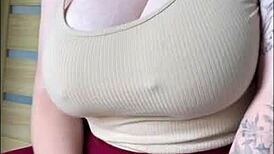 All Natural Busty Blonde Needs Attention While Her Bf Is Gone Amazing Big Tits