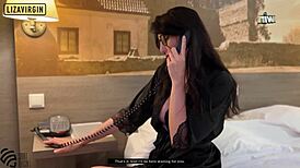 A neighbor asked for help from milf with blowjob 😏