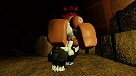 Hot cowgirl rides intensely while milking her big-dicked wolf partner