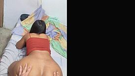 Curvy 18-year-old stepdaughter tries first anal