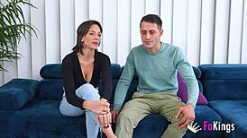 Spanish Couple Brunette Hottie Has Sex With Boyfriend