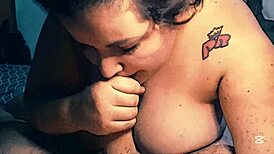 Best Blowjob I Ever Got from Chubby BBW with Big Tits