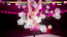 Lesbian Battle 5 With Fingering And Anal Action!