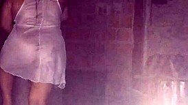 Watch the stepmom secretly masturbating alone at home