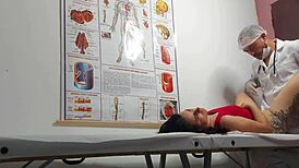 i accidentally fingered her asshole and fucked the patient rough in the hospital.