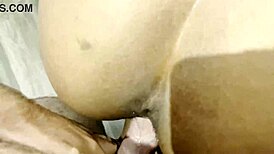 Surprised by Girlfriend's Big Ass Riding My Huge Cock Instantly