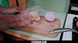 My Step Daddy Fucks My Young 18+ Pussy Until I Cum On His Shaft