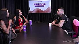 Kylian Cria's casting compilation with Tifany Rocha and Didy Reis continues in part 2, featuring sheer red outfits.