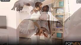 Hot black girl spend party night with young 18+ boy popmen1