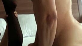 Italian girl, suck his ass in lingerie during wild sex?