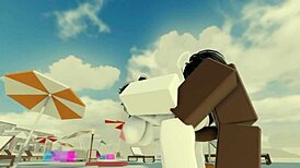 Bitch gets creampied by black guy on the beach