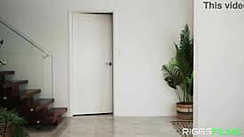 Busty housewife joins cheating threesome