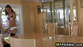 Layden and Lizzy Perform Lesbian Fingering with Dildo Toys