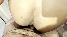 Surprised by Girlfriend's Big Ass Riding My Huge Cock Instantly