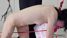 flirty patient undergoes awkward therapy in bizarre asylum