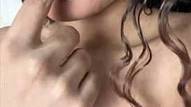 beautiful petite woman masturbates in amateur selfie video