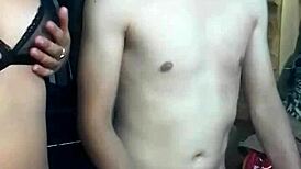 feeling excited, i record fati flashing and then fuck my girlfriend on webcam