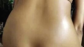 I couldn't hold back and made my hairy wife sit