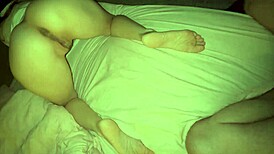 Step brother sniffs sister's butthole and bush after long night