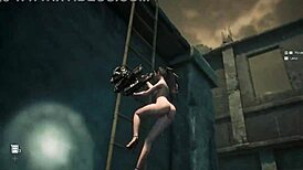 Stellar Blade Eve Nude Riding Ladder POV DV2