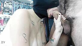 I suck my shy Argentinian stepbrother's 20 cm cock