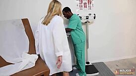 busty blonde joslyn jane gets tits and pussy jizzed by rome major 😍