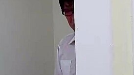 frustrated japanese wife experiences her first uncensored mmf threesome creampie with the doctor