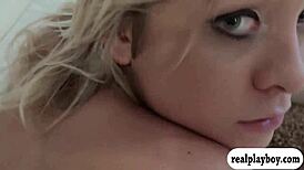 I love blonde and brunette babes in foursome sex in bedroom