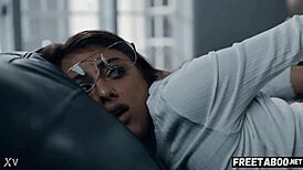 i-i convinced this scared teen gia derza to lose her anal virginity in this rough scene