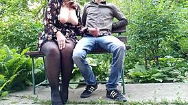 Milf With Natural Breasts Milks My Cock