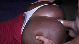 How I spend time with my ebony friend in panties