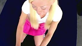 Sweet Lil Lexy Orgasms Hardcore Fucking, Cumming In Mouth