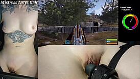 TWITCH STREAMER PLAYS RUST NAKED WHILE CHAT TEASES PUSSY W INTENSE VIBRATOR PART 2
