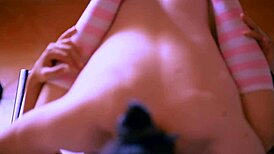 Shy petite teen cheats with brother's older friend