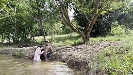 Albina, why fuck that stranger in the bush who jerked off to you?