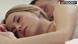 horny lucky bee strips clothes feeling excited for romantic sex with whiteboxxx